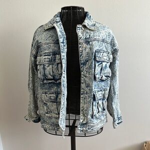 Blue Lightweight Distressed Denim Jacket